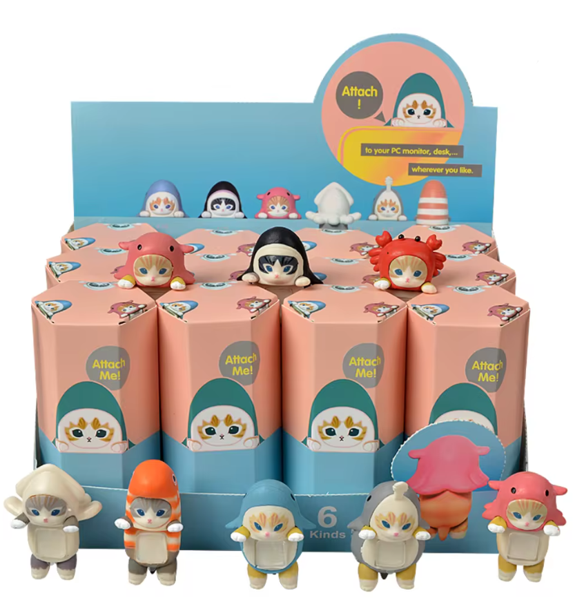 Mofusand Blind Box Hippers Figurines | Rainbow Cloudz