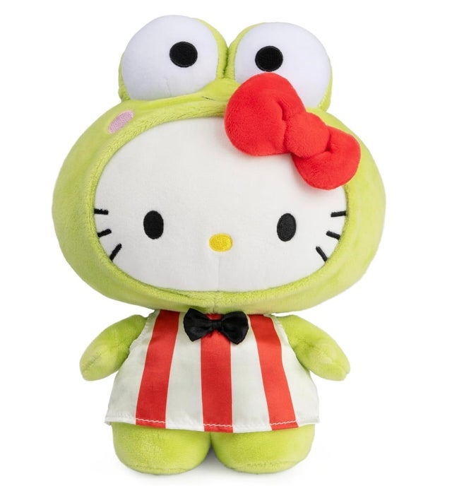 Couverture Hello Kitty Ultra Douce – 60x70cm – 2 Gros Nœuds Roses – Idée Cadeau Enfant